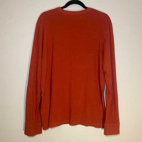 Life Is Good Men's size Medium Red Happy Pawlidays Dog Long Sleeve T-Shirt - Picture 6 of 8